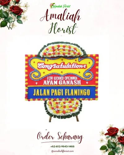 Bunga Papan Congratulation di Bontang Kuala